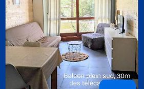 Studio 25m2, 5 pers, 30m des pistes, balcon sud